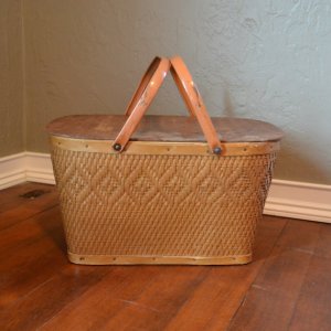 Or a VINTAGE PICNIC BASKET. 